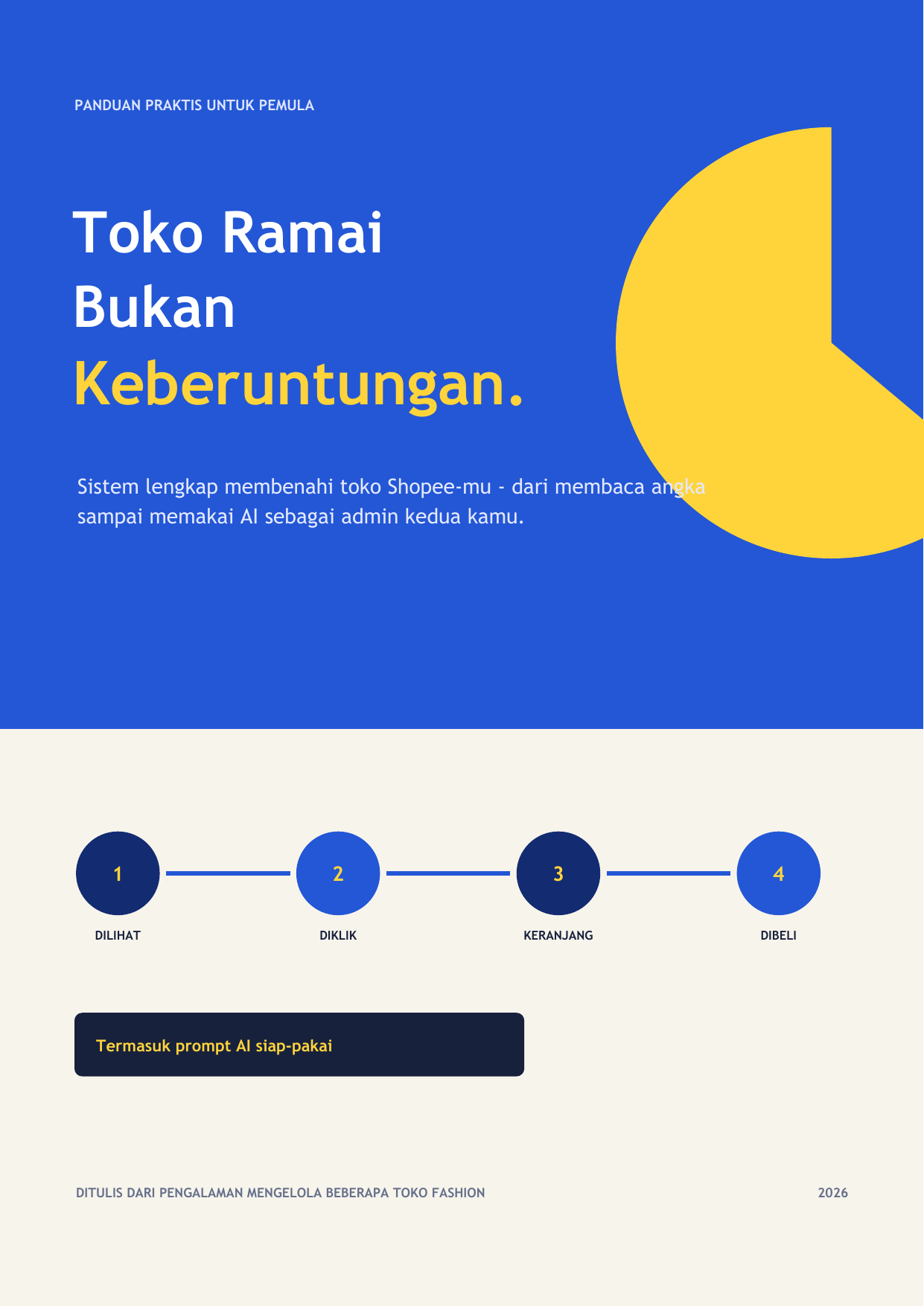 Sampul Toko Ramai Bukan Keberuntungan